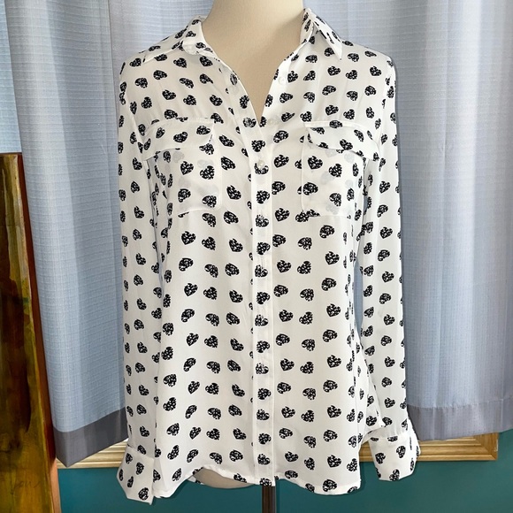 Sheer Heart Blouse - Picture 1 of 3